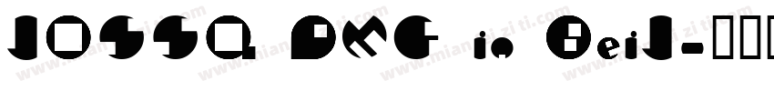 JOSSQ DMF in BeiJ字体转换